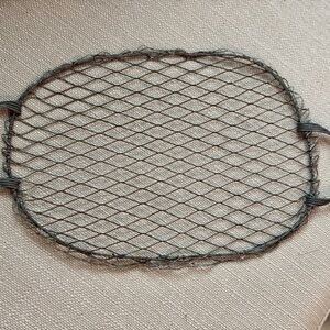 Vintage wire mesh oval tray